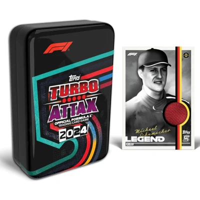 Afbeelding van Exclusieve Black Tin Topps Formula 1 Turbo Attax 2024 Trading Cards