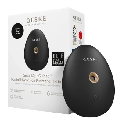 Afbeelding van GESKE SmartAppGuided™ Facial Hydration Refresher 4 in 1 Waterverstuiver Gezichtsspray Waterspray Gezichtsreiniging Cosmetica Natuurlijke glans