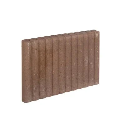 Afbeelding van 5 stuks! Mini palissadeband bruin 6x40x50 cm Gardenlux