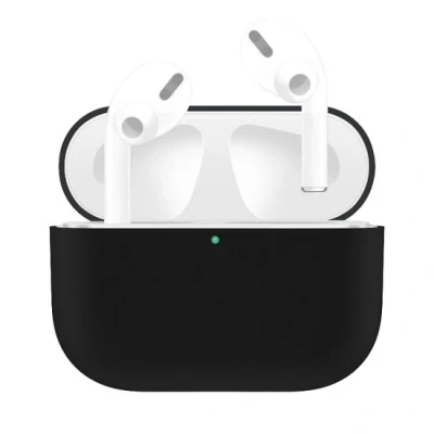 Afbeelding van AirPods Pro / 2 Solid series Siliconen hoesje Zwart