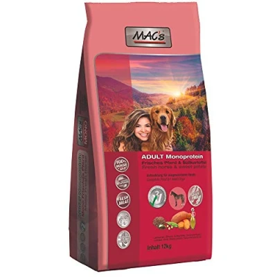 Afbeelding van MAC&#039;s Superfood Hondenvoer Droogvoer Hondenbrokken Mono Paard 750g
