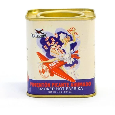 Afbeelding van Gerookte PAPRIKA pikant 75 GR paprikapoeder PIMENTON PICANTE AHUMADO SMOKED HOT