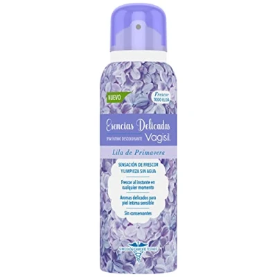 Afbeelding van Vagisil Delicate essences, vrouwelijke intieme deodorant spray, dagelijkse hygiëne, lentelila, 125 ml