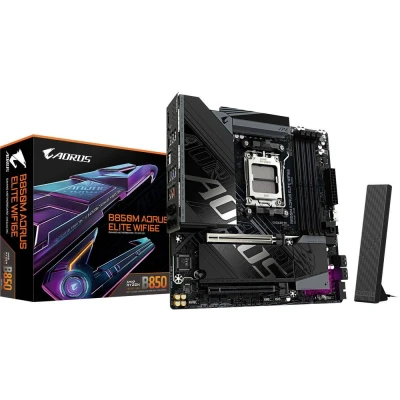 Afbeelding van Gigabyte B850M A ELT WF6E Moederbord Socket AMD AM5 Vormfactor Micro ATX
