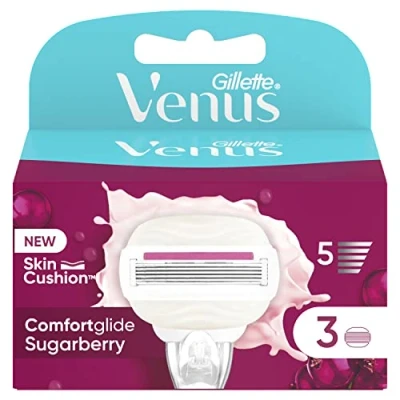 Afbeelding van Gillette Venus ComfortGlide Sugarberry Navulmesjes 3 Stuks