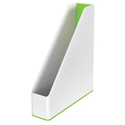 Afbeelding van Leitz Tijdschriftenhouder, A4, WOW, tweekleurig, wit/groen, 53621054