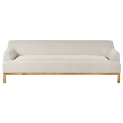 Afbeelding van SOSJO Driezitsbank Lichtbeige Polyester