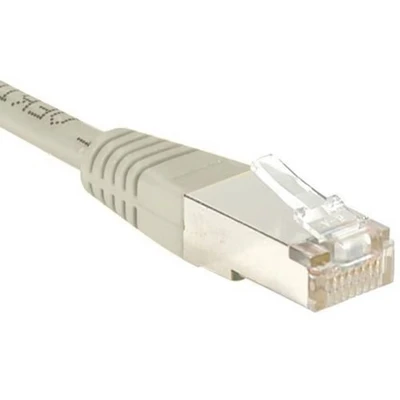 Afbeelding van Exertis Connect Patchkabel F/UTP, CAT.5e, grijs, 1,5 m met bijzonder smalle knikbeveiliging (F/UTP, CAT5e, 1.50 m), Netwerkkabel