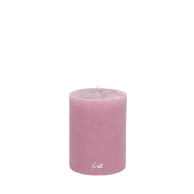Afbeelding van Rasteli Luz Your Senses Kaars Stompkaars Paars Roze D 10cm H 13 cm