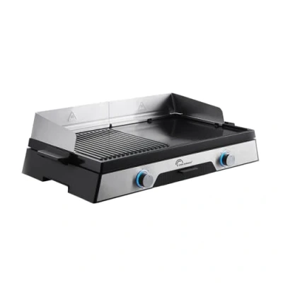 Afbeelding van LITTLE BALANCE 8735 Innov 2200 microkeramiek, elektrische grill, microkeramische coating, PFAS vrij, 2 onafhankelijke kookzones, W