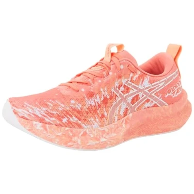 Afbeelding van Asics Noosa TRI 16 Hardloopschoenen voor op de weg, Dames, Maat: 36, Papaya/mojave Textiel/ synthetisch