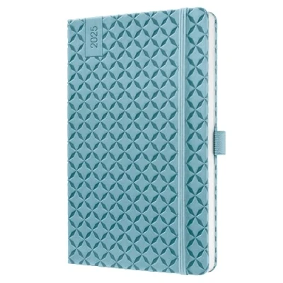 Afbeelding van Weekagenda Flair A5 2025 (NL/FR/EN/DU) Sky Blue Hardcover