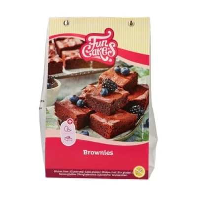 Afbeelding van FunCakes Bakmix voor Brownies Browniemix Cakemix Glutenvrij 500g