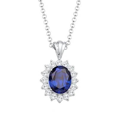 Afbeelding van Elli Royal Ketting, Dames, Maat: 45, Blau