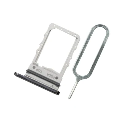Afbeelding van MMOBIEL Dual Sim Tray Houder Vervanging Compatibel met Samsung Galaxy Z Flip5 5G Incl. Rubberen ring en Pin Zwart