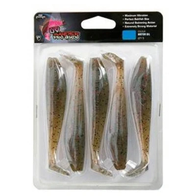Afbeelding van Fox Rage Zander Pro Shad Motor Oil Ultra UV Packs 10cm 5pcs