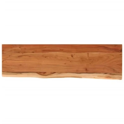 Afbeelding van Wandschap rechthoekig natuurlijke rand 100x30x3,8 cm acaciahout