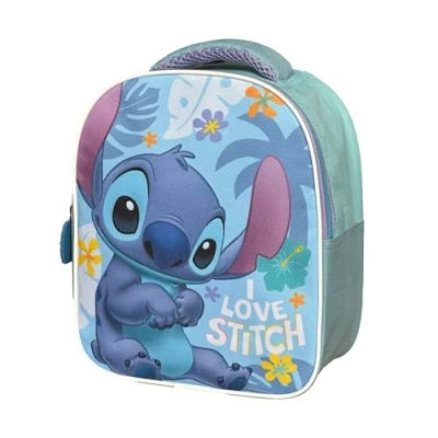 Afbeelding van Superdiver Stitch kinderrugzak Officiële Disney licentie Ideaal voor school en kleuterschool Perfect jongens meisjes Blauw Afmetingen: 24 x 20 10 cm, blauw, cm