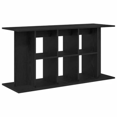 Afbeelding van vidaXL Aquariumstandaard 120x40x60 cm spaanplaat zwart eikenkleurig