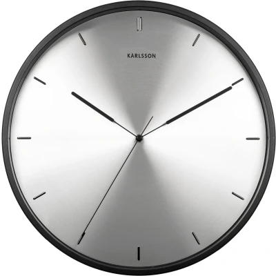 Afbeelding van Karlsson Wandklok Finesse Zilver Ø40cm