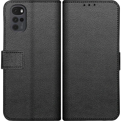 Afbeelding van Just in Case PU leer Book Zwart Motorola Moto G22
