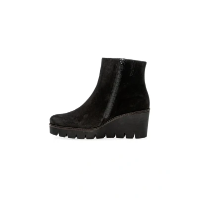 Afbeelding van Gabor 780.1 Enkellaarsjes Enkelboots met rits Dames Zwart Maat 37