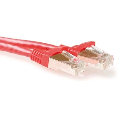 Afbeelding van ACT FB6520 SFTP CAT6A Patchkabel Snagless RJ45 Connectoren Rood 20 meter