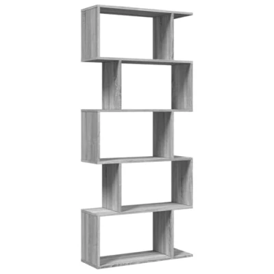 Image de vidaXL Étagère séparatrice de pièce 5 niveaux sonoma gris 70x24x161 cm858098