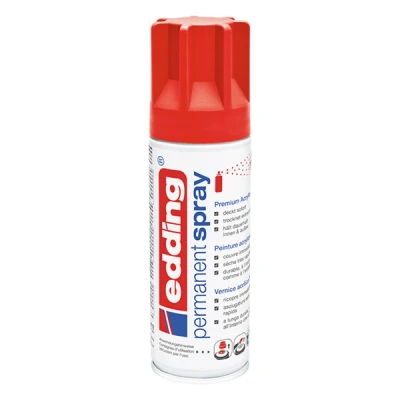 Image de Edding 5200 spray peinture acrylique permanent mat (200 ml) rouge trafic