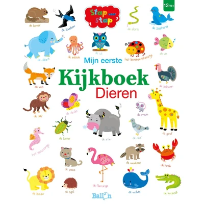 Afbeelding van Uitgeverij ballon kartonboek mijn eerste kijkboek dieren
