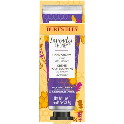 Afbeelding van Burt&#039;s Bees handcrème met sheaboter, lavendel en honing, hydrateert de hele dag lang, tube van 28,3 g