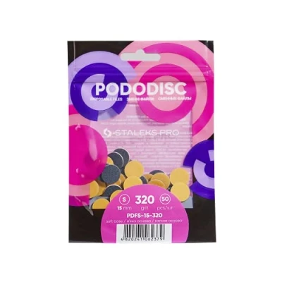 Afbeelding van Staleks Pro Expert 50 stuks zelfklevende pads met schuimbasis, zacht, polydodisk, professioneel, wegwerp PDFS (15, 320)