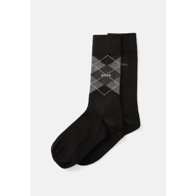 Afbeelding van BOSS 2 PACK Sokken, Heren, Maat: 43 46, Black