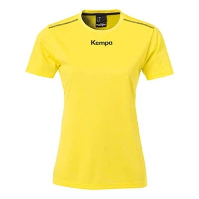 Afbeelding van Kempa Poly Shirt Dames geel maat S