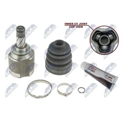 Afbeelding van NTY NPW PL 007 Homokineet Handgeschakeld, Automatische Versnellingsbak Vooras links, rechts, zijde OPEL: Corsa B Hatchback