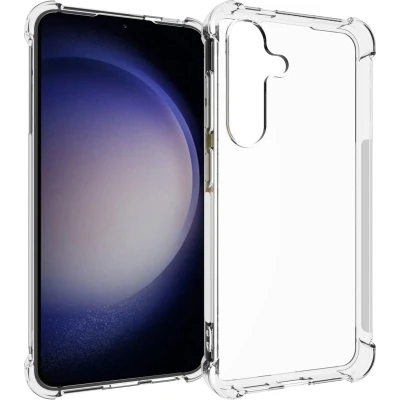 Afbeelding van iMoshion Hoesje Geschikt voor Samsung Galaxy S24 Siliconen Shockproof Case Transparant