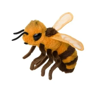 Afbeelding van WWF Plüsch WWF00920 Bee (17 cm), realistisch, super zacht, pluche dier om te knuffelen en met een kleine knuffel