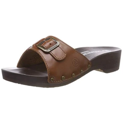 Afbeelding van Berkemann Dames cognac/caramel slippers &amp; muiltjes maat 36.5
