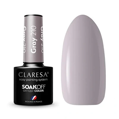 Afbeelding van Soak Off UV/LED Grijs hybride vernis 210 5g