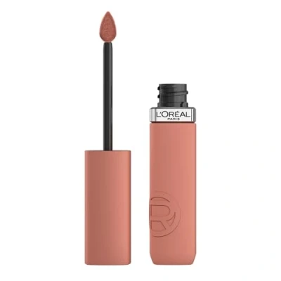 Afbeelding van L&#039;Oréal Paris Infaillible matte Resistance lippenstift Nude Langhoudende Vloeibare Lipstick met een finish Verrijkt Hyaluronzuur Vegan 601 Worth It 5ml