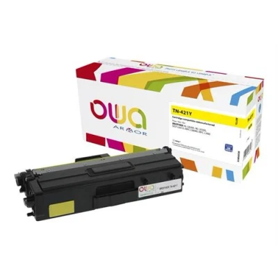 Image de OWA K18060OW Jaune compatible cartouche de toner pour Brother DCP L8410, HL L8260, L8360, MFC L8690, L8900