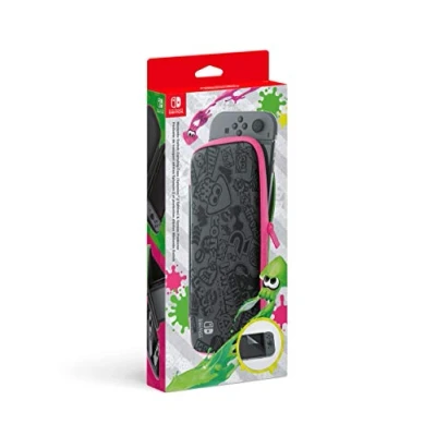Afbeelding van Pochette de transport et protection d&#039;écran Nintendo Switch édition Splatoon 2