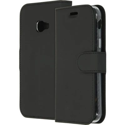 Afbeelding van Samsung Galaxy Xcover 4S / 4 Hoesje Met Pasjeshouder Accezz Wallet Softcase Bookcase Zwart
