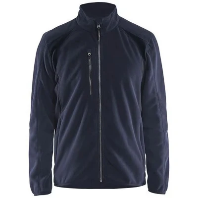 Image de Veste micropolaire marine foncé/noir