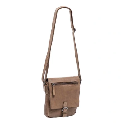 Afbeelding van Daniel Ray Norwalk Crossbody Schoudertas Taupe