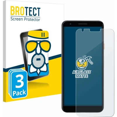 Afbeelding van BROTECT Screenprotector voor Google Pixel 3a Folie Beschermfolie Beschermglas matte (3 Stuks)