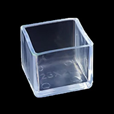 Afbeelding van Set van 4 beschermkappen siliconen voor stoelpoten en tafelpoten, ruisonderdrukking (50 x 50 mm)