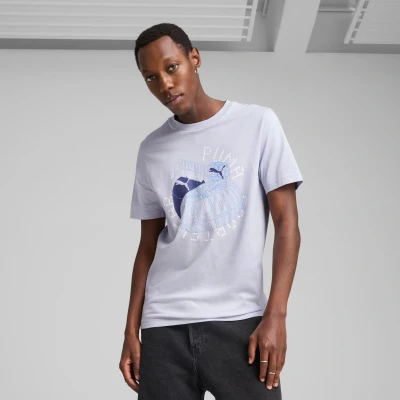 Afbeelding van Puma Graphics Execution Tshirt print, Heren, Maat: Large, Cool weather