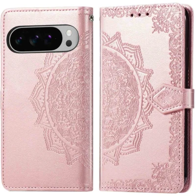 Afbeelding van imoshion Mandala Bookcase voor de Google Pixel 10 Pro XL Rose Gold
