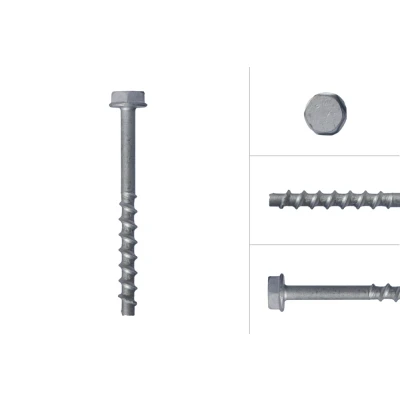 Afbeelding van Betonschroeven Verzinkt M8 x 50 mm Zeskantkop SW13 Per stuk